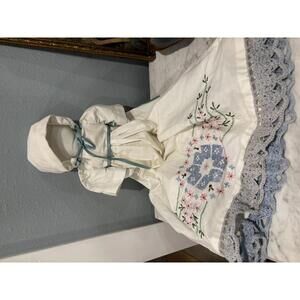 Vintage Large Handkerchief Doll Unique Baby Christening Baptism Gift